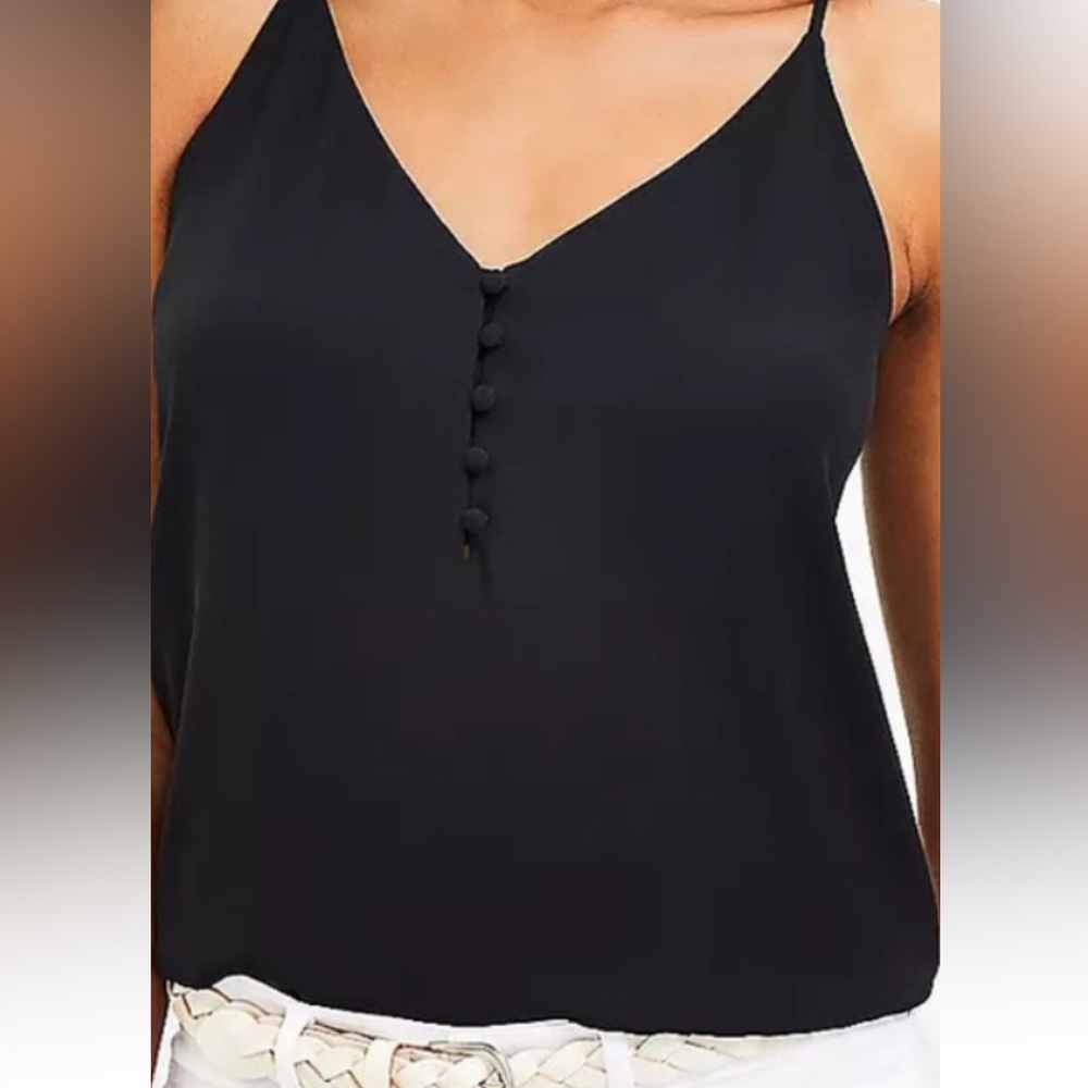 LOFT BUTTON STRAPPY CAMI L